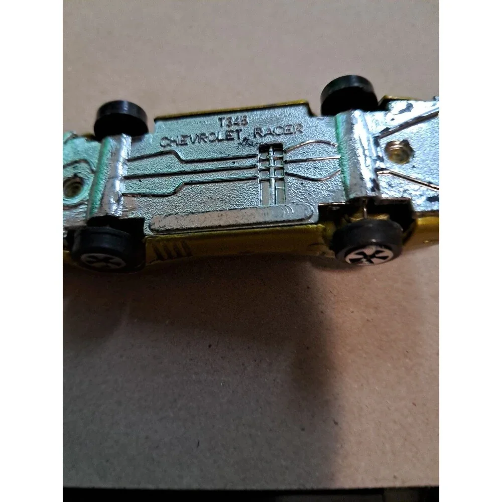 Corvette, Hong Kong, Racer, Gold, Diecast, Vintage